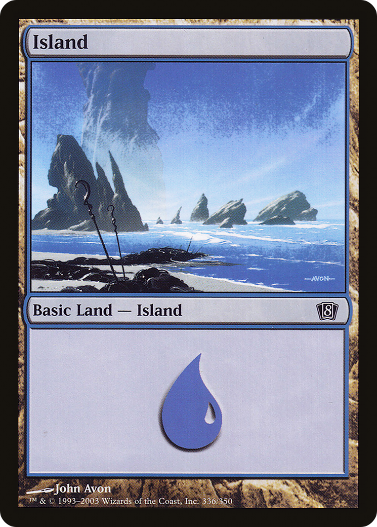 Island (336) [Eighth Edition] - Trinity Hobby
