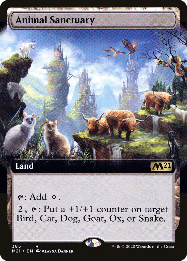Animal Sanctuary (Extended Art) [Core Set 2021] - Trinity Hobby