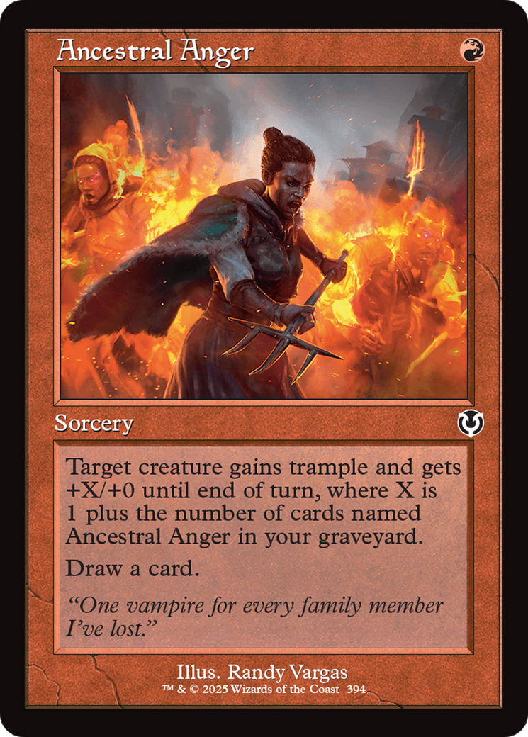 Ancestral Anger (Retro Frame) [Innistrad Remastered] - Trinity Hobby