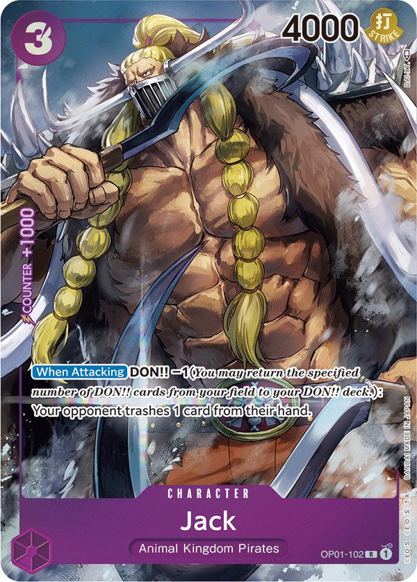 Jack (Parallel) (OP01-102) - [Romance Dawn] Foil - Trinity Hobby