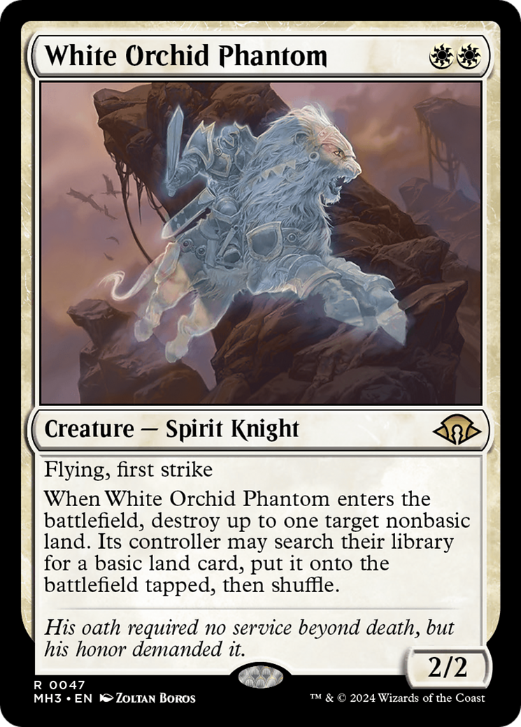 White Orchid Phantom [Modern Horizons 3] - Trinity Hobby