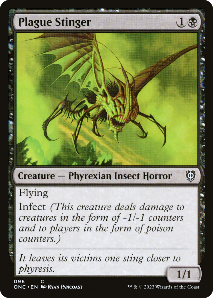 Plague Stinger [Phyrexia: All Will Be One Commander] - Trinity Hobby