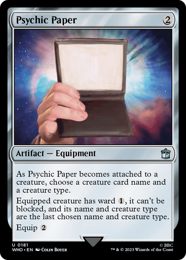 Psychic Paper [Doctor Who] - Trinity Hobby
