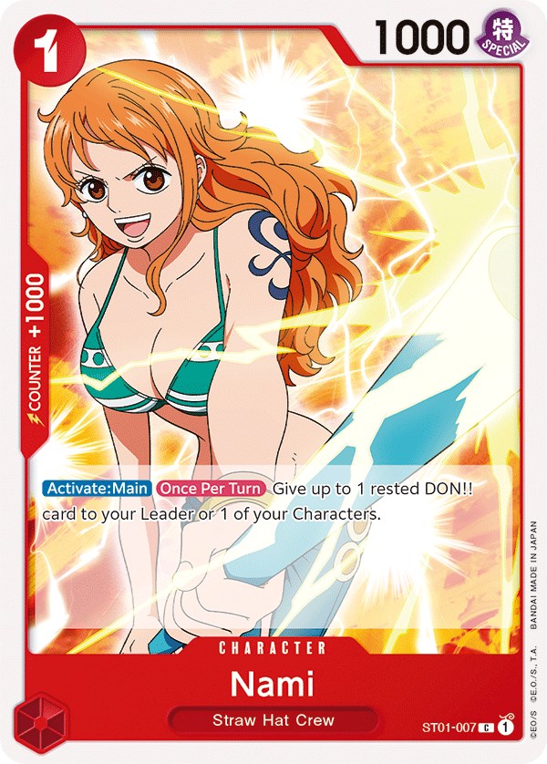 Nami (ST01-007) - [Starter Deck 1: Straw Hat Crew] - Trinity Hobby