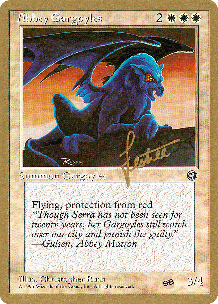 Abbey Gargoyles (Bertrand Lestree) (SB) [Pro Tour Collector Set] - Trinity Hobby