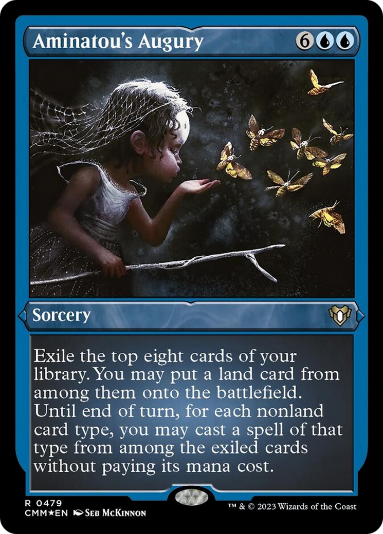 Aminatou's Augury (Foil Etched) [Commander Masters] - Trinity Hobby