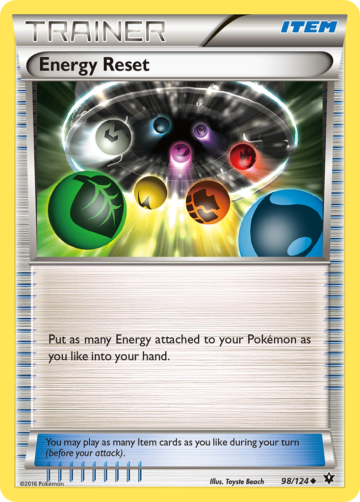 Energy Reset (98/124) [XY: Fates Collide] - Trinity Hobby