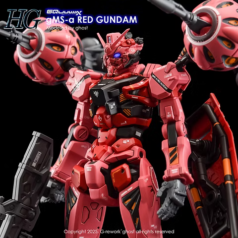 GREWORK [HG] [GQuuuuX] Red Gundam Water Decal - Trinity Hobby