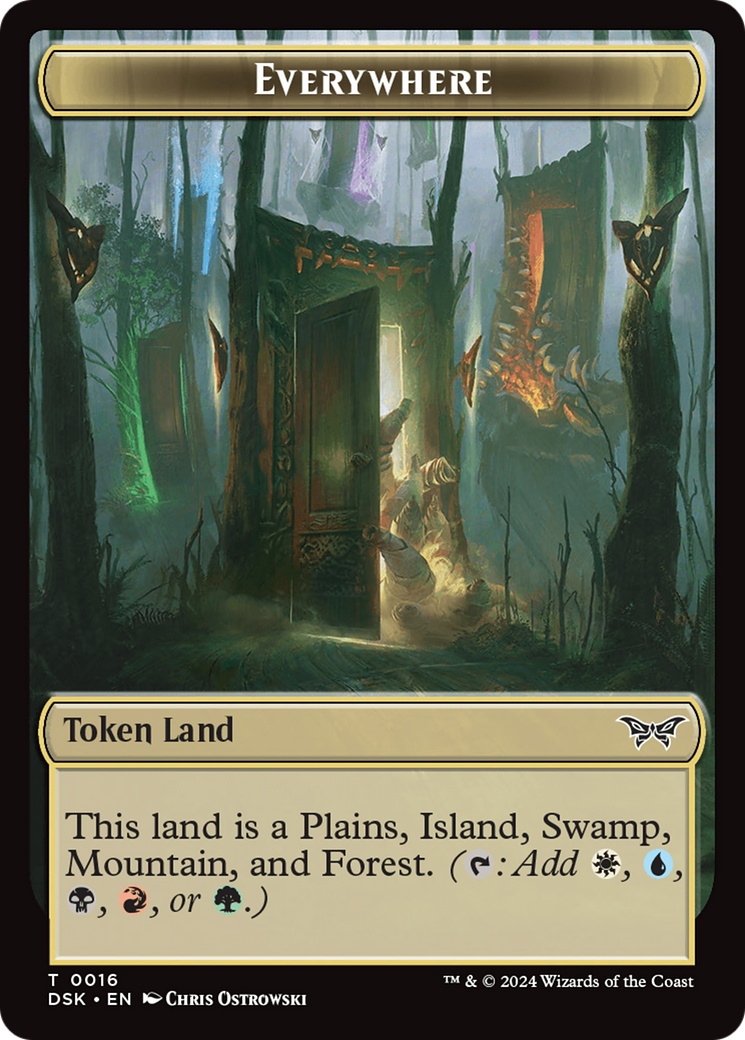 Everywhere Token [Duskmourn: House of Horror Tokens] - Trinity Hobby