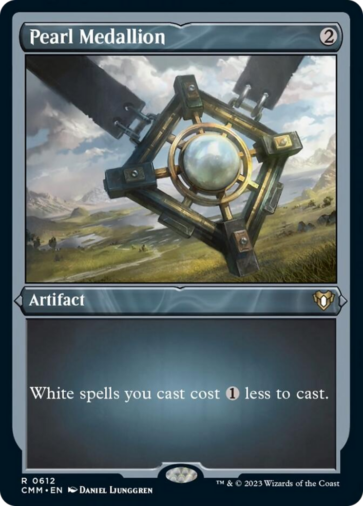 Pearl Medallion (Foil Etched) [Commander Masters] - Trinity Hobby