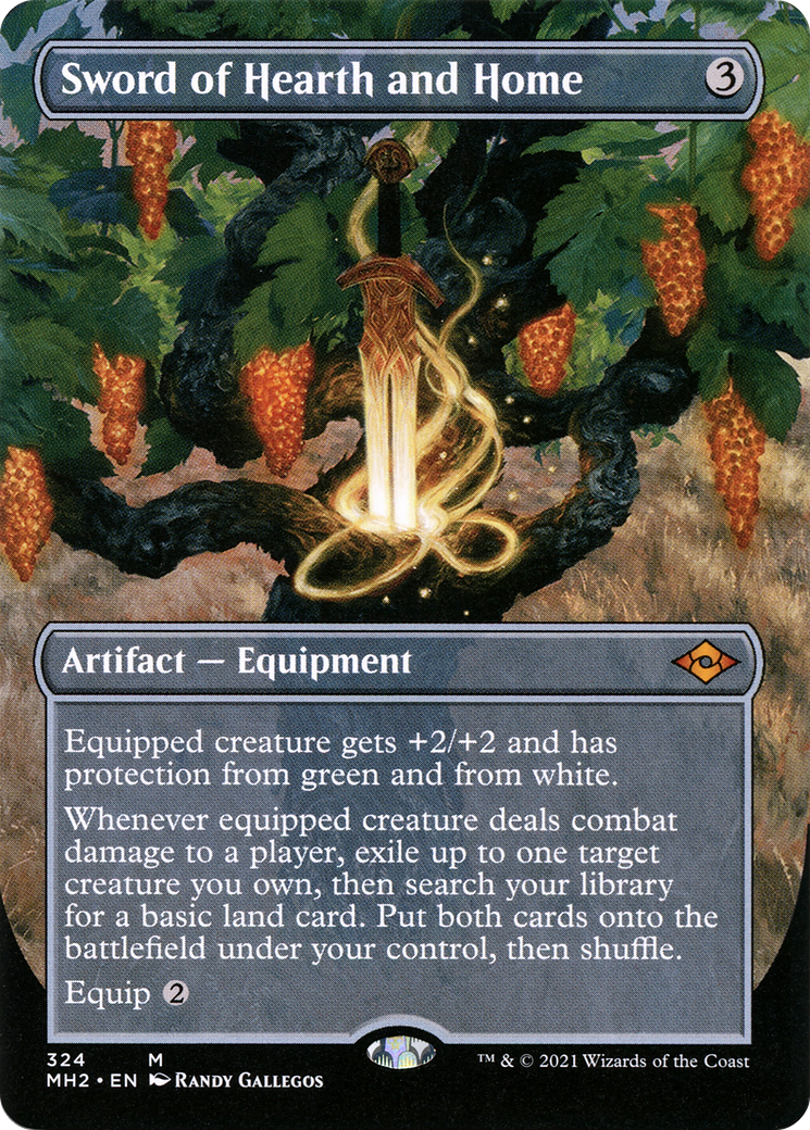 Sword of Hearth and Home (Borderless Alternate Art) [Modern Horizons 2] - Trinity Hobby