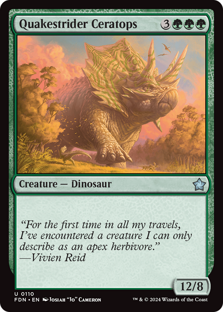 Quakestrider Ceratops [Foundations] - Trinity Hobby