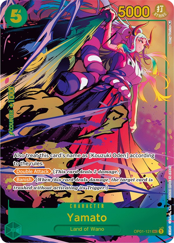 Yamato (Parallel) (OP01-121) - [Romance Dawn] Foil - Trinity Hobby