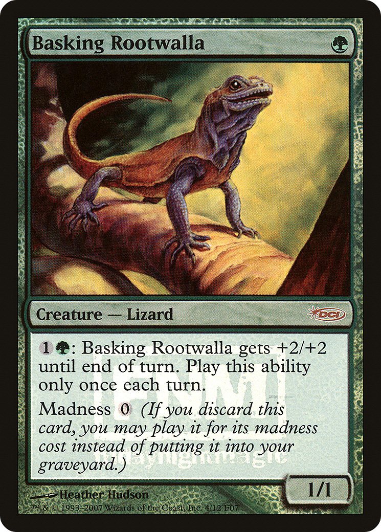 Basking Rootwalla [Friday Night Magic 2007] - Trinity Hobby