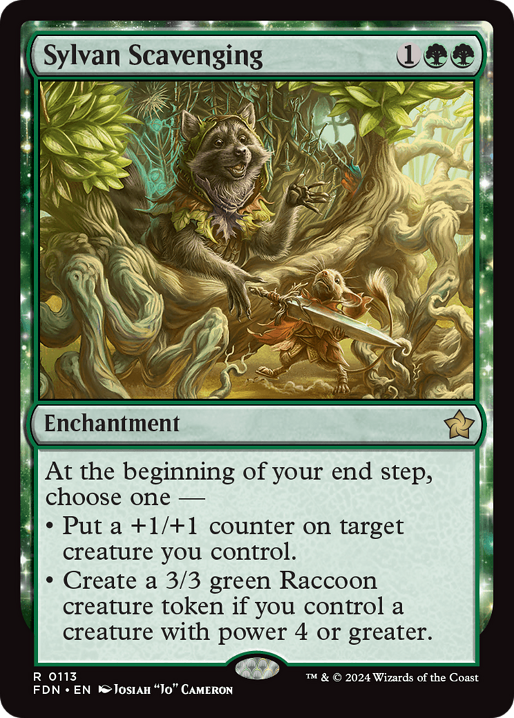 Sylvan Scavenging [Foundations] - Trinity Hobby