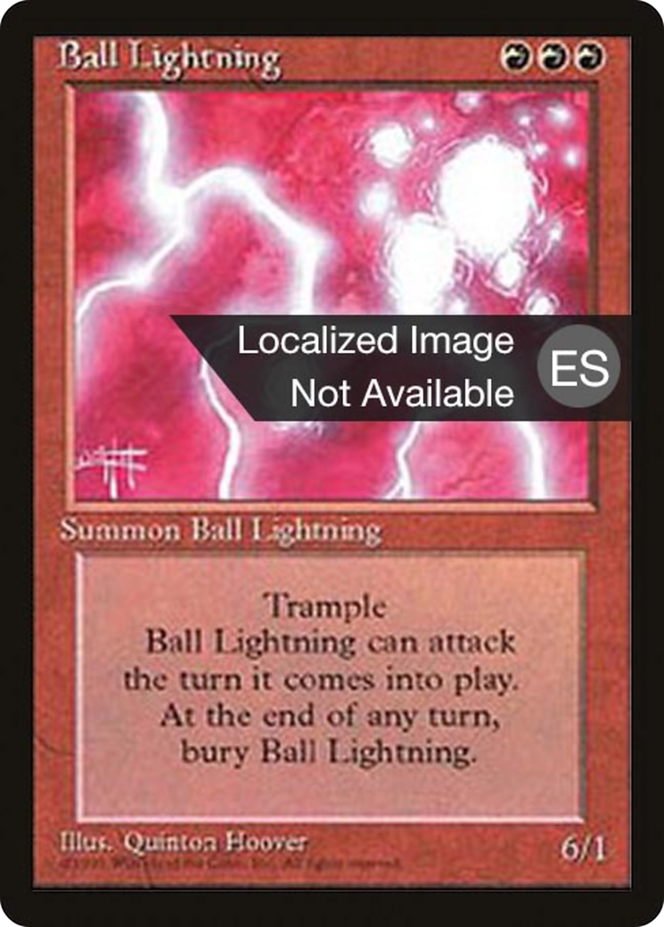 Ball Lightning [Fourth Edition (Foreign Black Border)] - Trinity Hobby