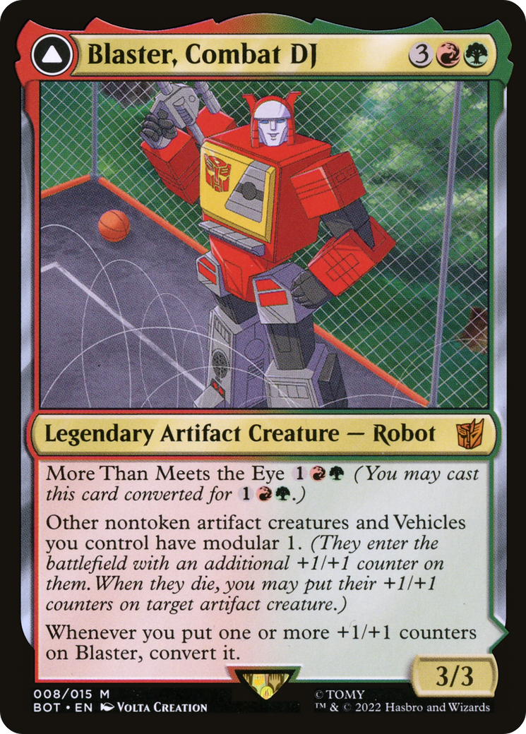 Blaster, Combat DJ // Blaster, Morale Booster [Transformers] - Trinity Hobby