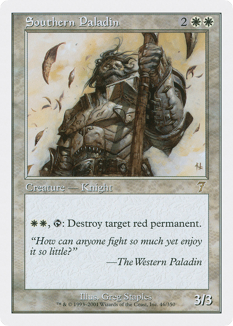 Southern Paladin [Seventh Edition] - Trinity Hobby