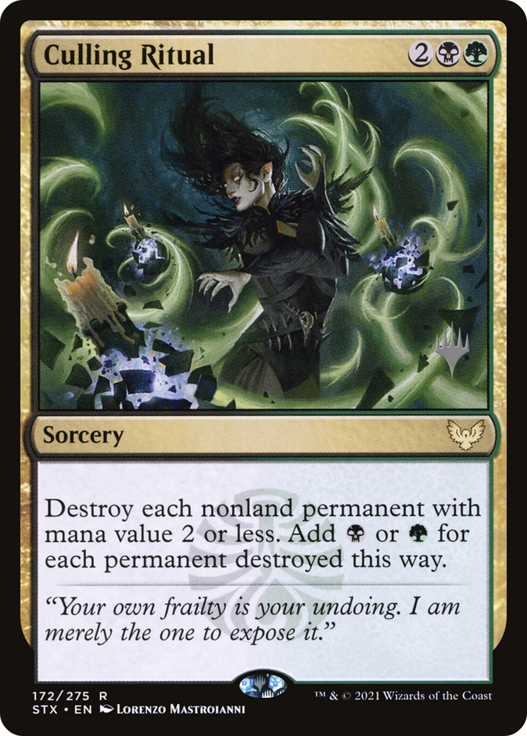 Culling Ritual (Promo Pack) [Strixhaven: School of Mages Promos] - Trinity Hobby
