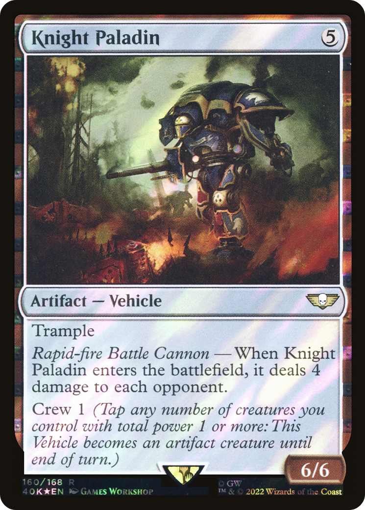 Chevalier Paladin (Surge Foil) [Warhammer 40,000] 