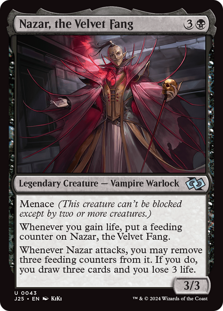 Nazar, the Velvet Fang (Anime) [Foundations Jumpstart] - Trinity Hobby