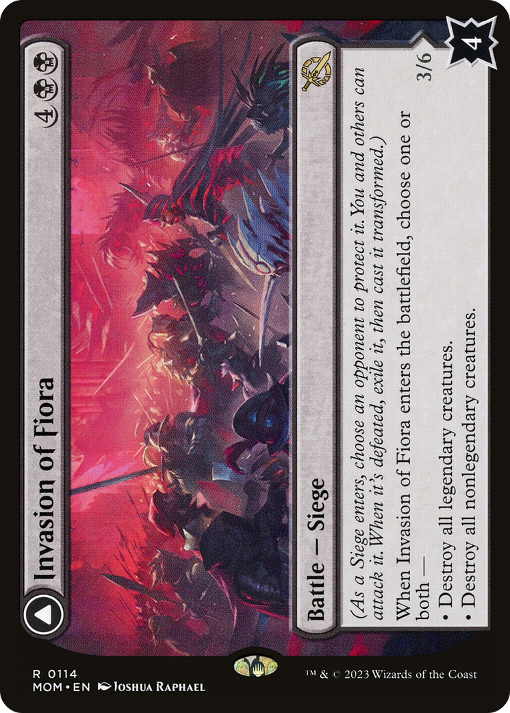 Invasion of Fiora // Marchesa, Resolute Monarch [March of the Machine]