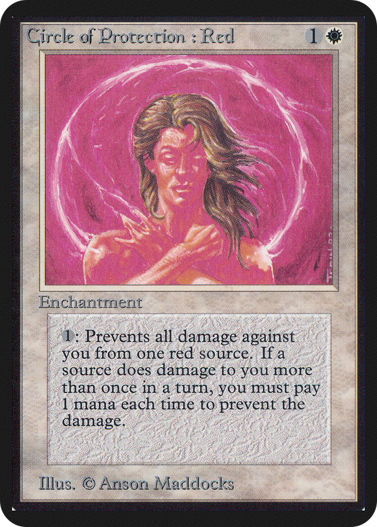Circle of Protection: Red [Alpha Edition] - Trinity Hobby