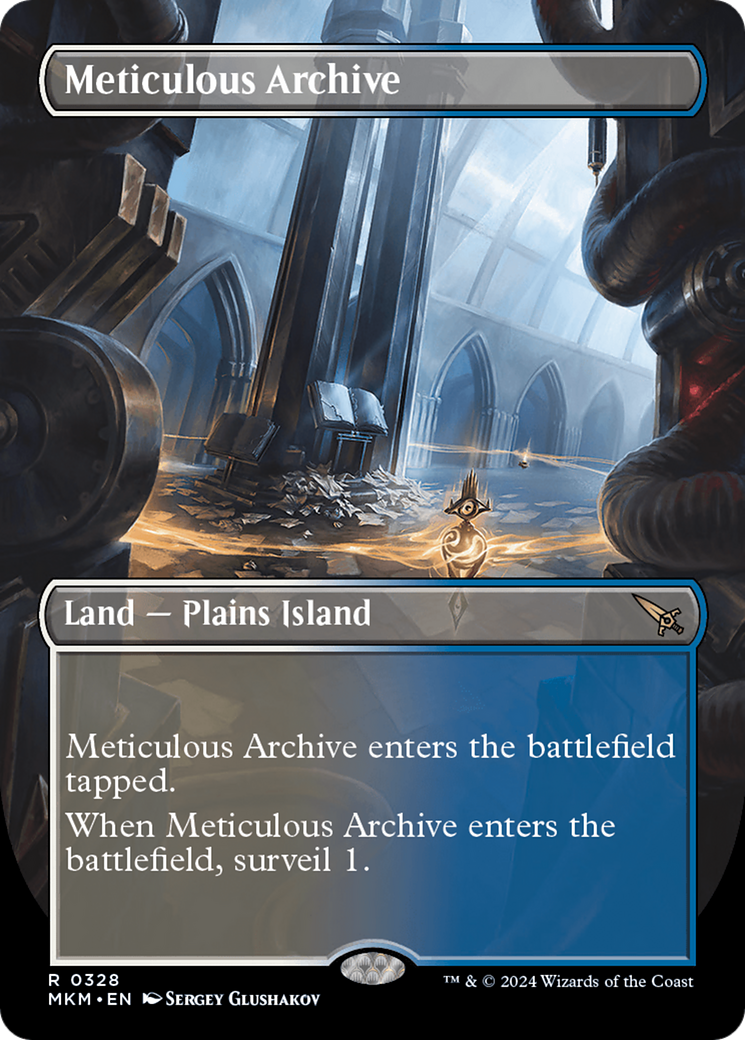 Meticulous Archive (Borderless) [Murders at Karlov Manor] - Trinity Hobby