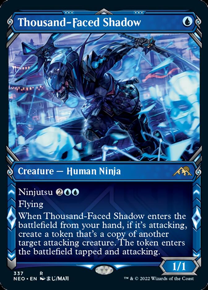 Thousand-Faced Shadow (Showcase Ninja) [Kamigawa: Neon Dynasty] - Trinity Hobby