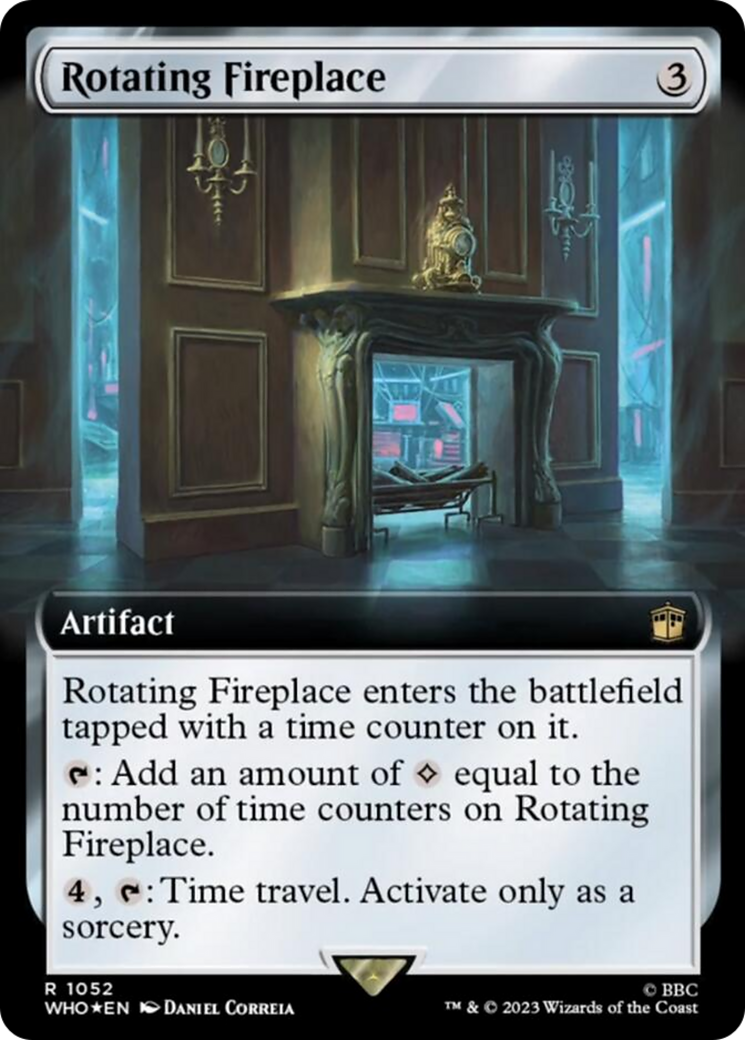 Rotating Fireplace (Extended Art) (Surge Foil) [Doctor Who] - Trinity Hobby
