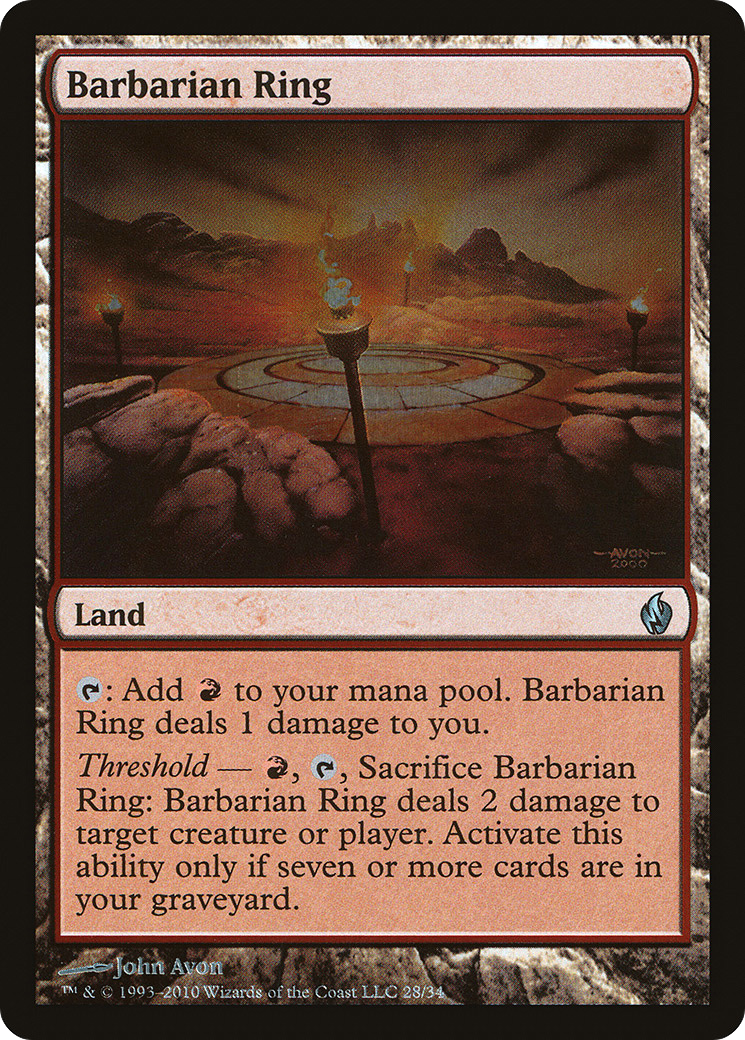 Barbarian Ring [Premium Deck Series: Fire and Lightning] - Trinity Hobby