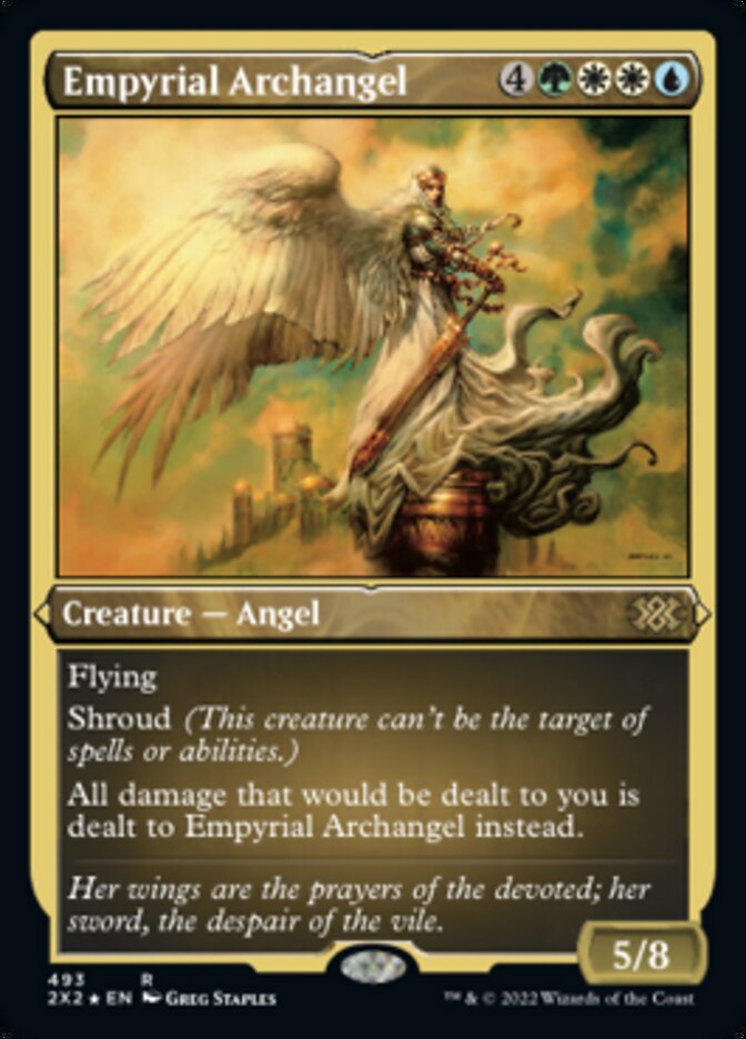Empyrial Archangel (Foil Etched) [Double Masters 2022] - Trinity Hobby