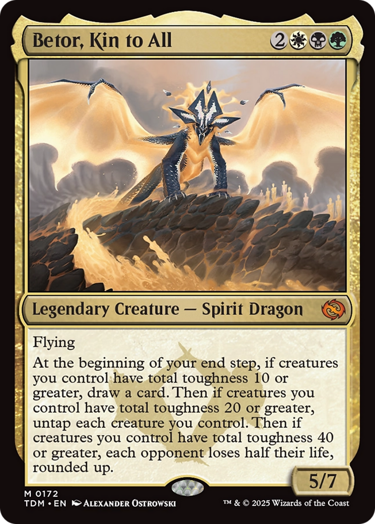 Betor, Kin to All  [Foil]  (TDM-172) - [Tarkir: Dragonstorm] - Trinity Hobby