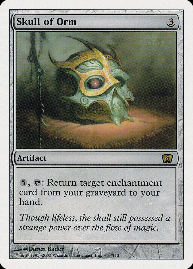 Skull of Orm (8th Edition) [Oversize Cards] - Trinity Hobby