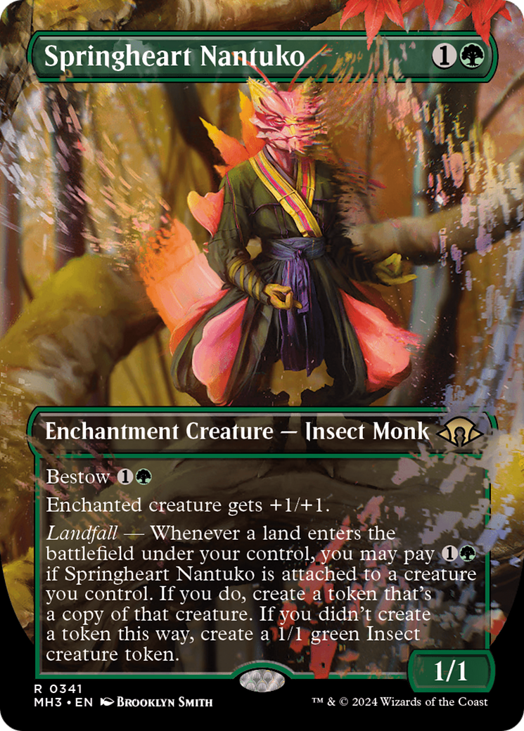Springheart Nantuko (Borderless) [Modern Horizons 3] - Trinity Hobby
