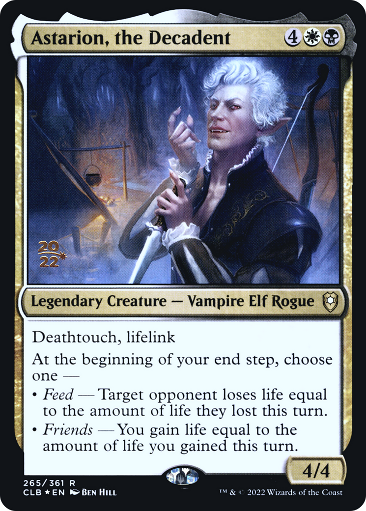 Astarion, the Decadent [Commander Legends: Battle for Baldur's Gate Prerelease Promos] - Trinity Hobby