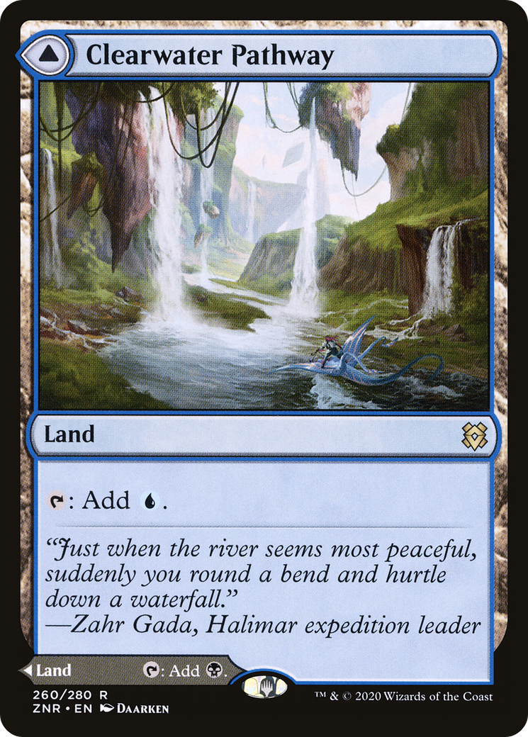Clearwater Pathway // Murkwater Pathway [Zendikar Rising] - Trinity Hobby