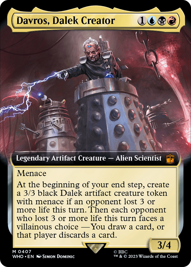 Davros, Dalek Creator (Extended Art) [Doctor Who] - Trinity Hobby