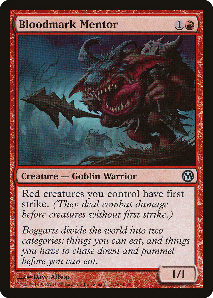 Bloodmark Mentor [Duels of the Planeswalkers] - Trinity Hobby