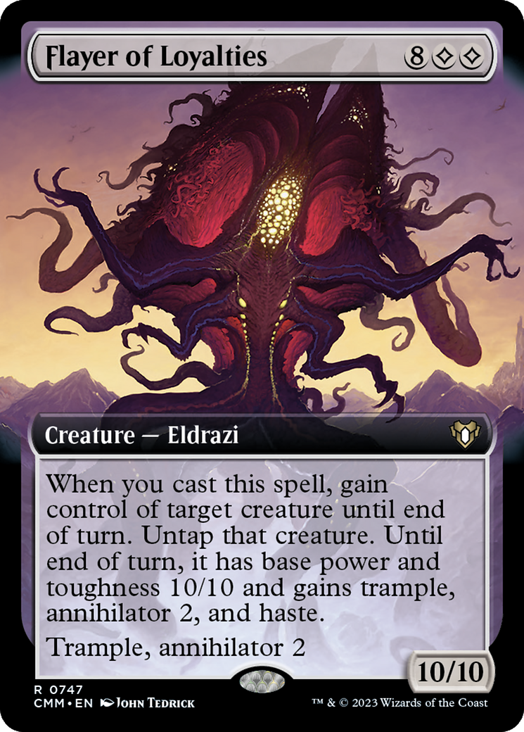Flayer of Loyalties (Extended Art) [Commander Masters] - Trinity Hobby