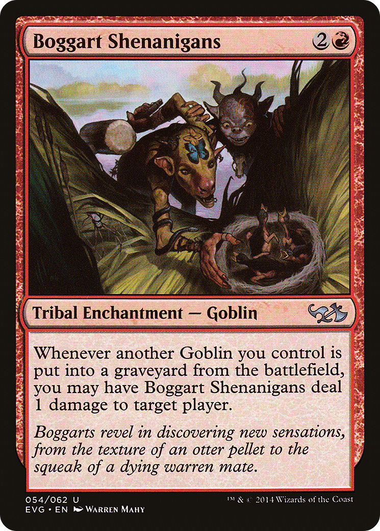 Boggart Shenanigans (Elves vs. Goblins) [Duel Decks Anthology] - Trinity Hobby