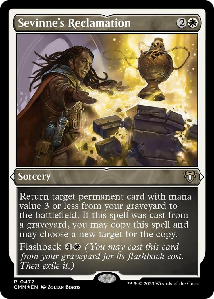 Sevinne's Reclamation (Foil Etched) [Commander Masters] - Trinity Hobby