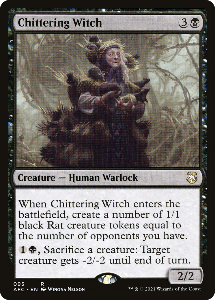 Chittering Witch [Dungeons & Dragons: Adventures in the Forgotten Realms Commander] - Trinity Hobby