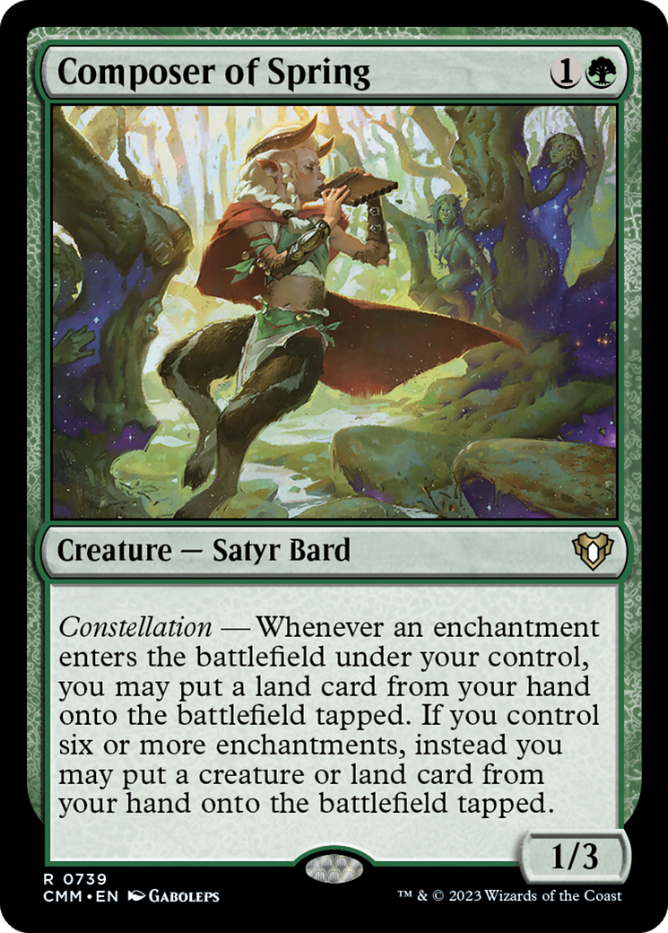 Composer of Spring [Commander Masters] - Trinity Hobby
