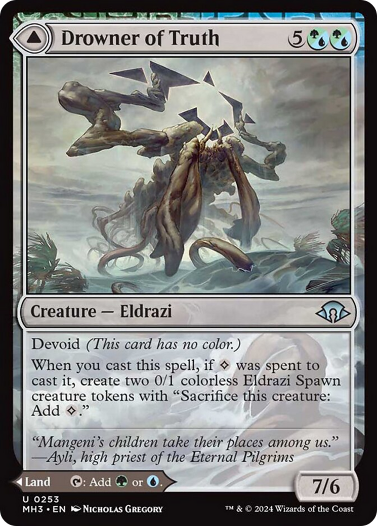 Drowner of Truth // Drowned Jungle [Modern Horizons 3] - Trinity Hobby