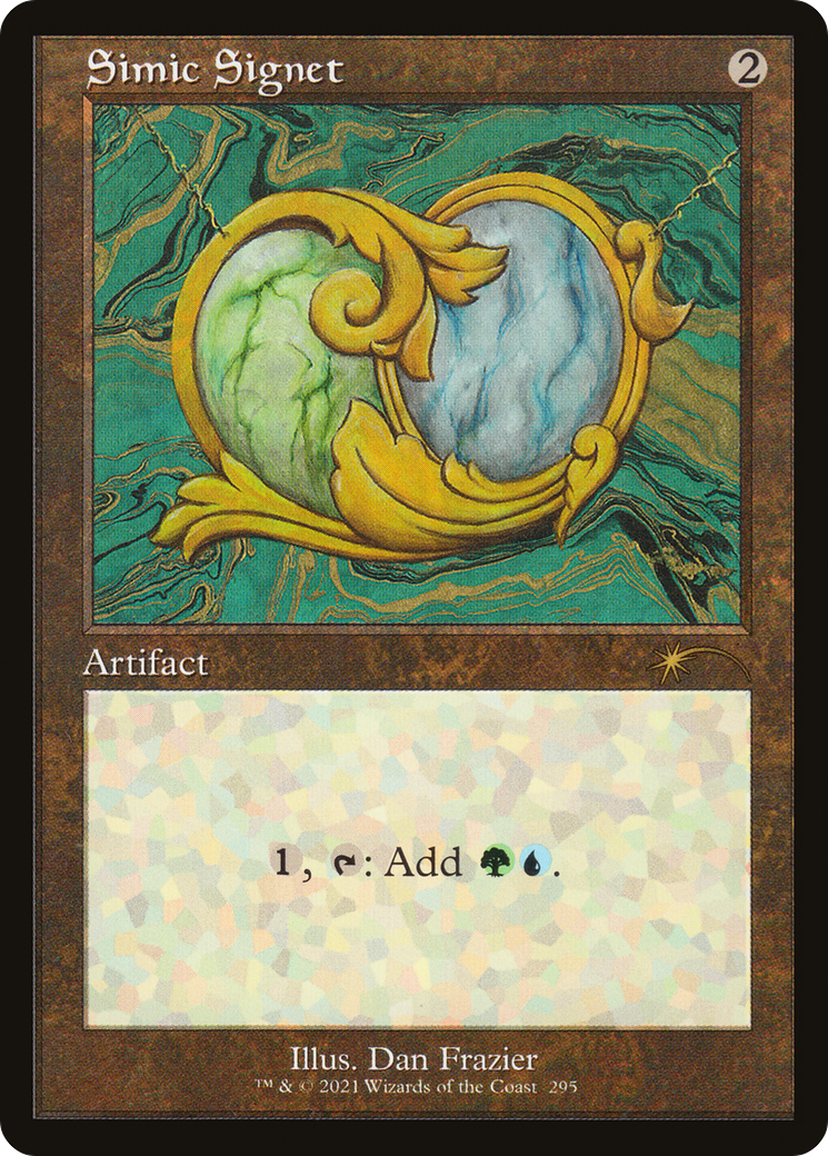 Simic Signet [Etched Foil]  (SLD-295) - [Secret Lair Drop] - Trinity Hobby
