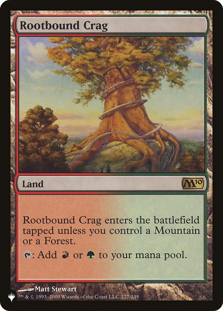 Rootbound Crag [The List] - Trinity Hobby
