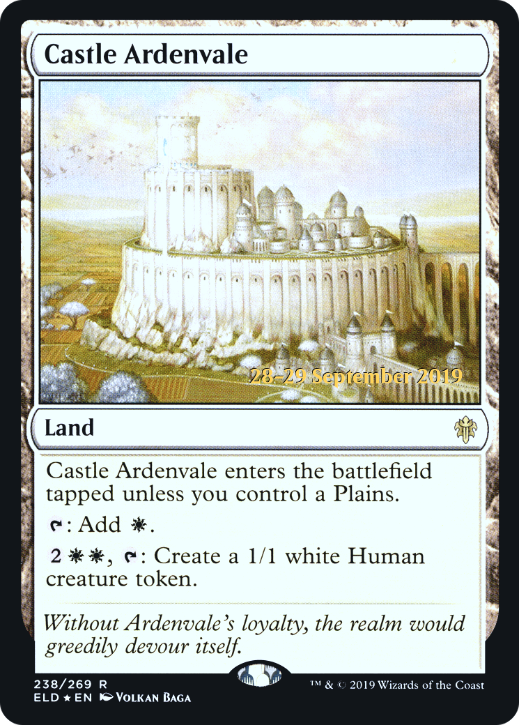 Castle Ardenvale [Throne of Eldraine Prerelease Promos] - Trinity Hobby