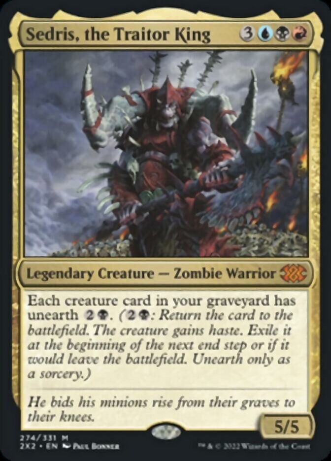 Sedris, the Traitor King [Double Masters 2022] - Trinity Hobby