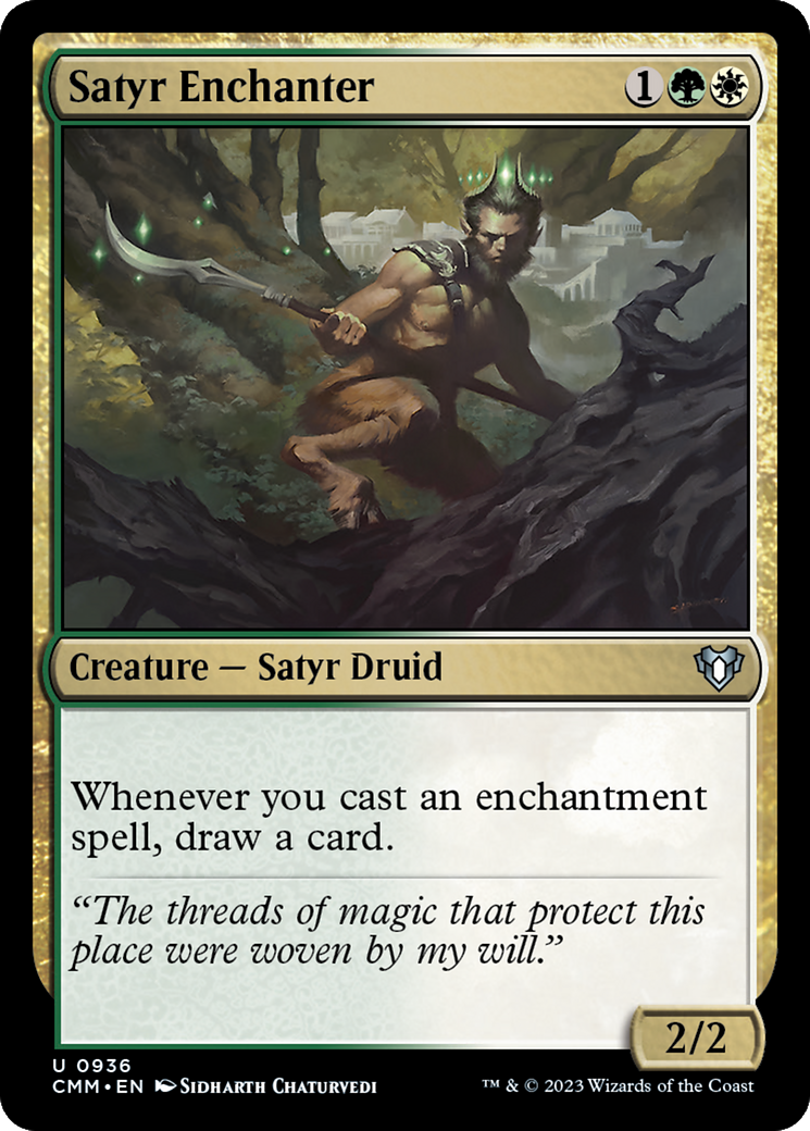 Satyr Enchanter [Commander Masters] - Trinity Hobby